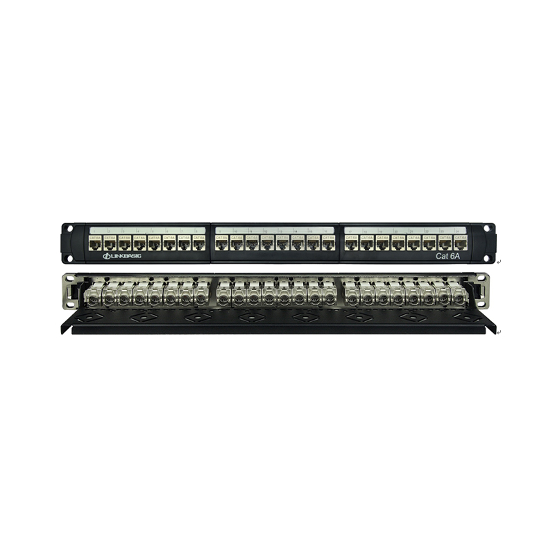 24 -port Cat6A shielded patch panels PNA24-SC6A