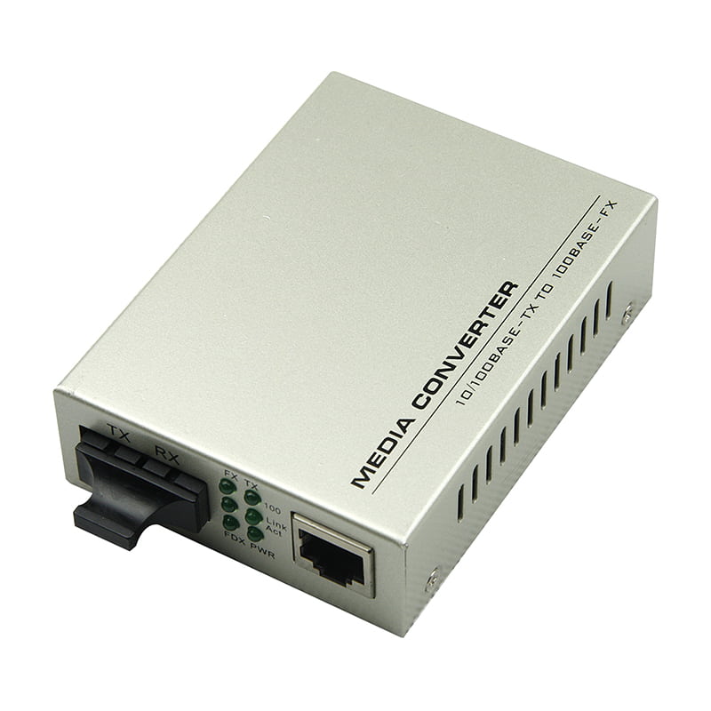 Single more fiber converter ,RJ45-SC,20 KM, inner power supply FTS02-20-2-A